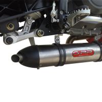 GPR exhaust compatible with  Ktm 690 Duke 2008-2011, Gpe Ann. titanium, Full system exhaust, including removable db killer 