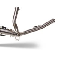 GPR exhaust compatible with  Suzuki V-Strom 650 2012-2016, Satinox , Mid-Full system exhaust including removable db killer 