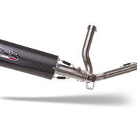 GPR exhaust compatible with  Suzuki SV650 SV650S 2003-2010, Furore Poppy, Mid-Full system exhaust including removable db killer 