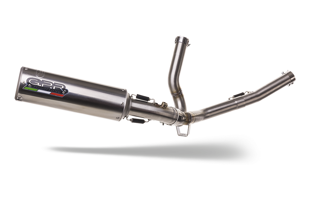 GPR exhaust compatible with  Suzuki SV650 SV650S 1999-2002, M3 Inox , Mid-Full system exhaust including removable db killer 