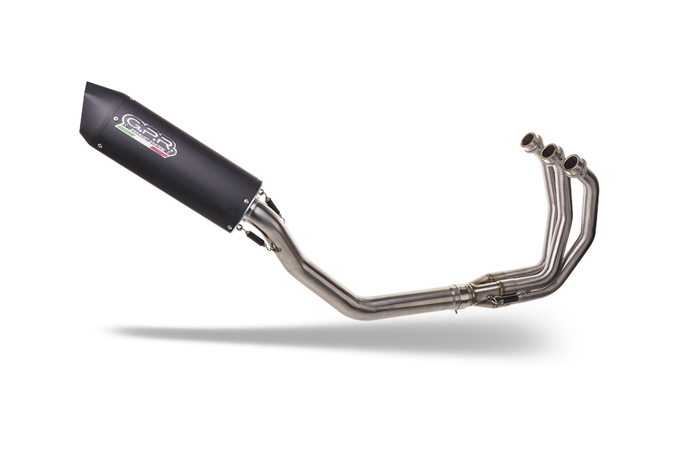 GPR exhaust compatible with  Yamaha XSR900 2022-2023, Furore Evo4 Nero, Full system exhaust, including removable db killer 