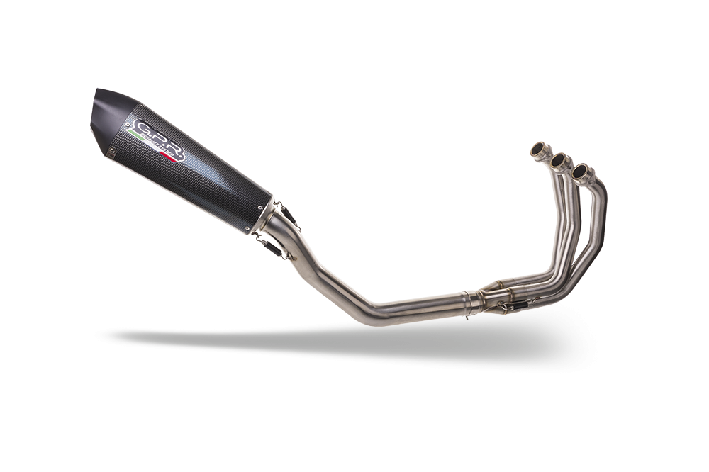 GPR exhaust compatible with  Yamaha FJ-09 2021-2024, Gpe Ann. Poppy, Full system exhaust, including removable db killer 