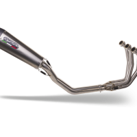 GPR exhaust compatible with  Yamaha FJ-09 2021-2023, Gpe Ann. titanium, Full system exhaust, including removable db killer 