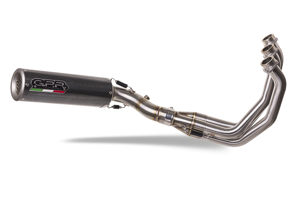 GPR exhaust compatible with  Triumph Tiger Sport 660 2022-2024, M3 Poppy , Full system exhaust, including removable db killer 