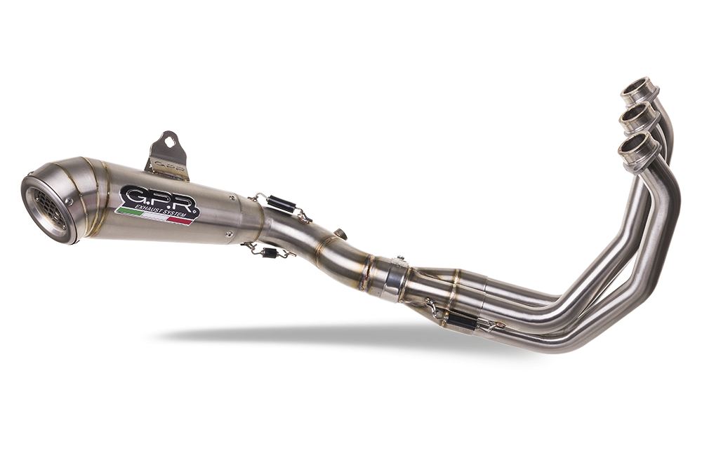 GPR exhaust compatible with  Yamaha FJ-09 2021-2024, Powercone Evo, Full system exhaust, including removable db killer 