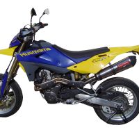 GPR exhaust compatible with  Husqvarna TE 610 E - SM 610  2005-2006, Gpe Ann. titanium, Mid-Full system exhaust including removable db killer 