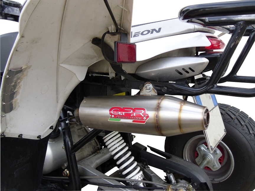 GPR exhaust compatible with  Aeon Cobra 350 2007-2021, Deeptone Atv, Full system exhaust, including removable db killer  