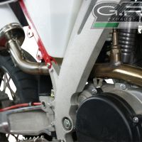 GPR exhaust compatible with  Ajp PR5 2015-2018, Albus Ceramic, Slip-on exhaust including removable db killer and link pipe 