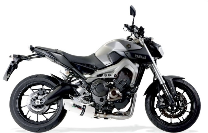 GPR exhaust compatible with  Yamaha Tracer 9 GT 2021-2023, Albus Evo4, Full system exhaust, including removable db killer 