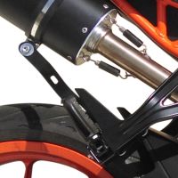 GPR exhaust compatible with  Ktm RC 390 2015-2016, Furore Nero, Slip-on exhaust including link pipe 