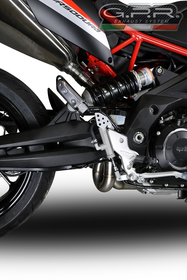 GPR exhaust compatible with  Aprilia Dorsoduro 750  2008-2016, Decatalizzatore, Decat pipe 