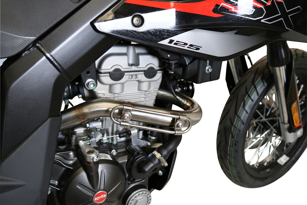 GPR exhaust compatible with  F.B. Mondial Smx 125 Enduro 2018-2020, Decatalizzatore, Decat pipe 