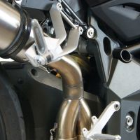 GPR exhaust compatible with  Mv Agusta Brutale 990 R 2010-2011, Gpe Ann. titanium, Slip-on exhaust including removable db killer and link pipe 