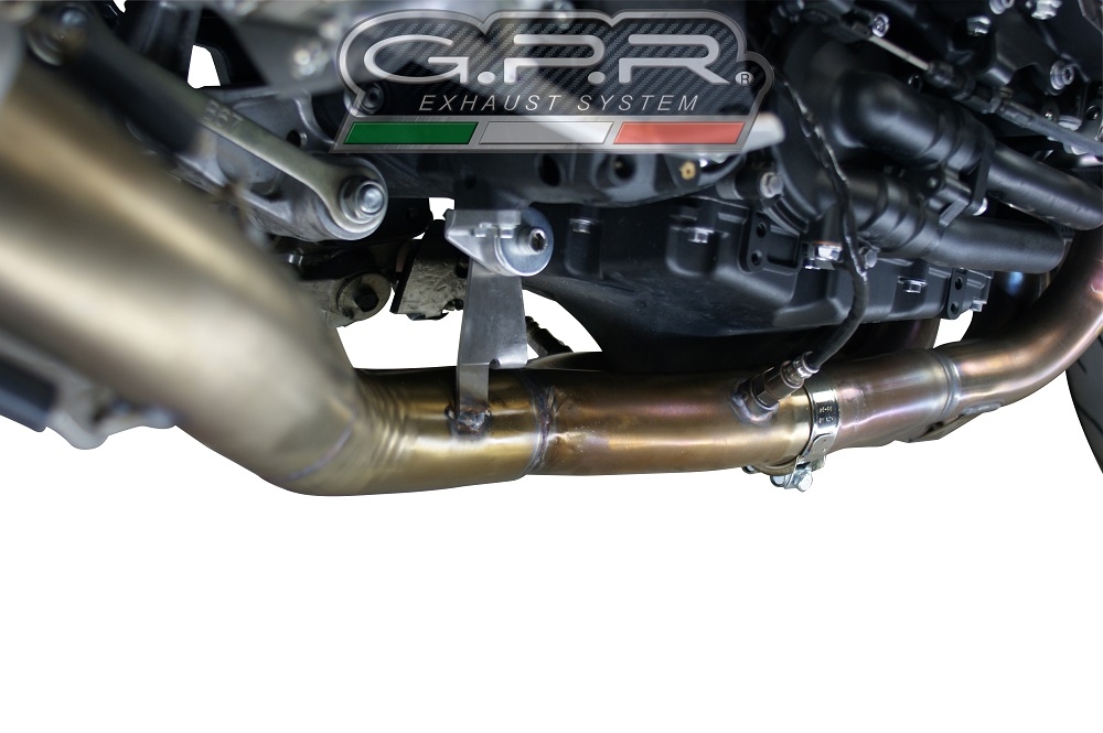 GPR exhaust compatible with  Yamaha FZ-10 2016-2024, Decatalizzatore, Decat pipe 