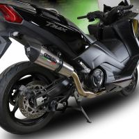 GPR exhaust compatible with  Yamaha T-Max 560 2020-2021, Gpe Ann. titanium, Full system exhaust, including removable db killer 