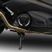 GPR exhaust compatible with  Yamaha T-Max 530 2017-2021, Gpe Ann. titanium, Full system exhaust, including removable db killer 