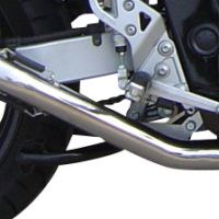 GPR exhaust compatible with  Suzuki Gsf 650 Bandit - S  2005-2006, Trioval, Slip-on exhaust including removable db killer and link pipe 