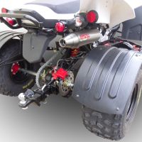 GPR exhaust compatible with  Beeline Bestia 5.5 Supermoto / Offroad 2011-2021, Deeptone Atv, Slip-on exhaust including removable db killer and link pipe 