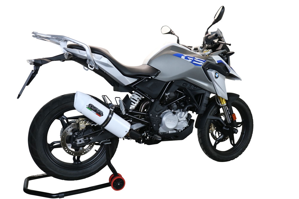 GPR exhaust compatible with  Bmw G310GS 2022-2024, Albus Evo4, Full system exhaust, including removable db killer 