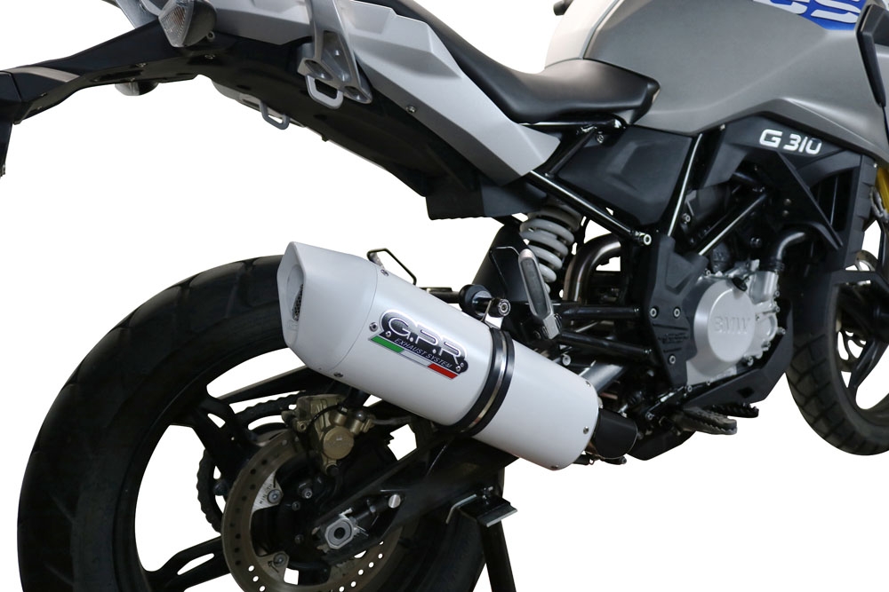 GPR exhaust compatible with  Bmw G310GS 2022-2024, Albus Evo4, Full system exhaust, including removable db killer 