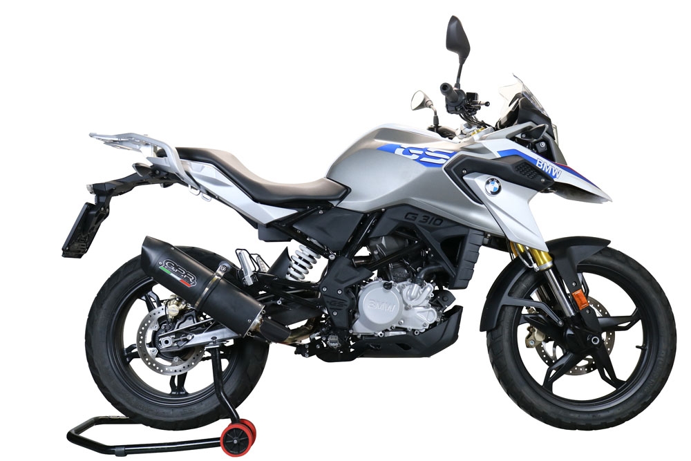 GPR exhaust compatible with  Bmw G310GS 2022-2024, Furore Evo4 Nero, Full system exhaust, including removable db killer 