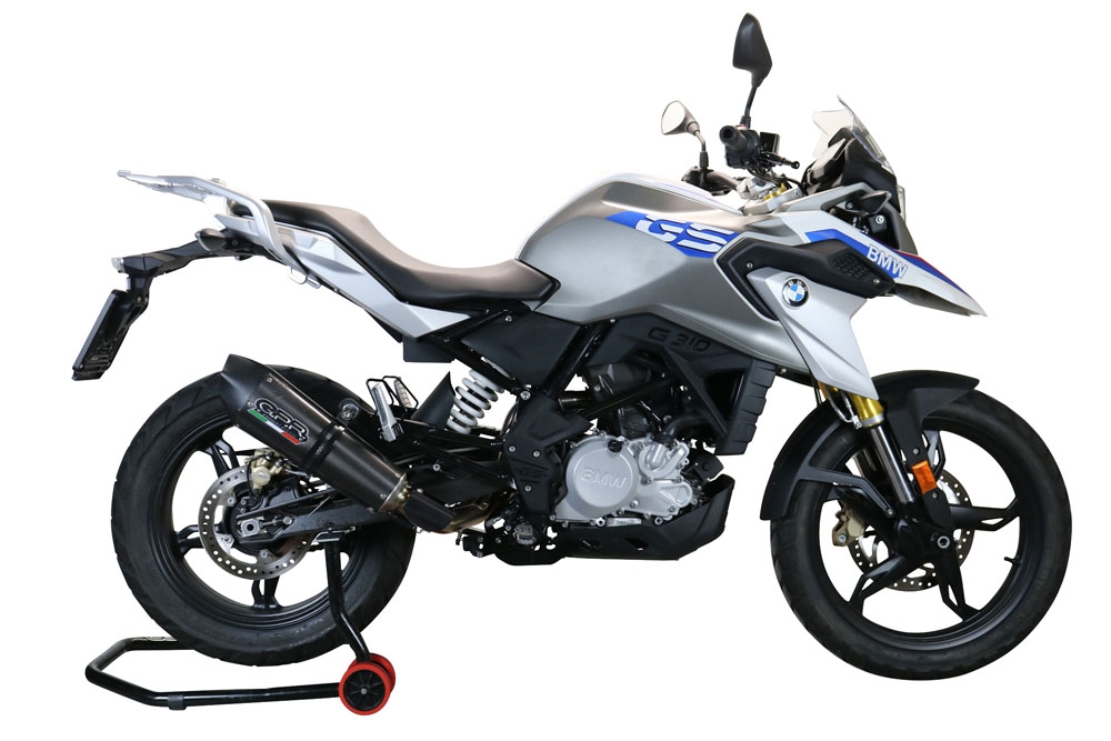 GPR exhaust compatible with  Bmw G310GS 2017-2021, GP Evo4 Poppy, Full system exhaust, including removable db killer 