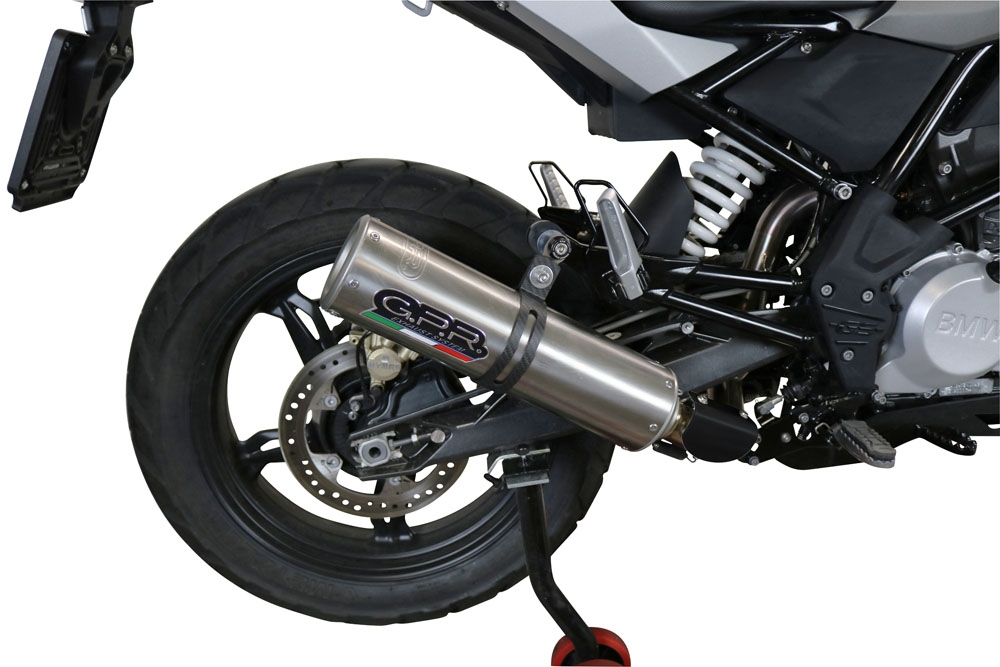 GPR exhaust compatible with  Bmw G310GS 2017-2021, M3 Inox , Full system exhaust, including removable db killer 