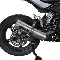 GPR exhaust compatible with  Bmw G310GS 2017-2021, M3 Inox , Full system exhaust, including removable db killer 