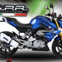 GPR exhaust compatible with  Bmw G310R 2022-2024, Albus Evo4, Full system exhaust, including removable db killer 