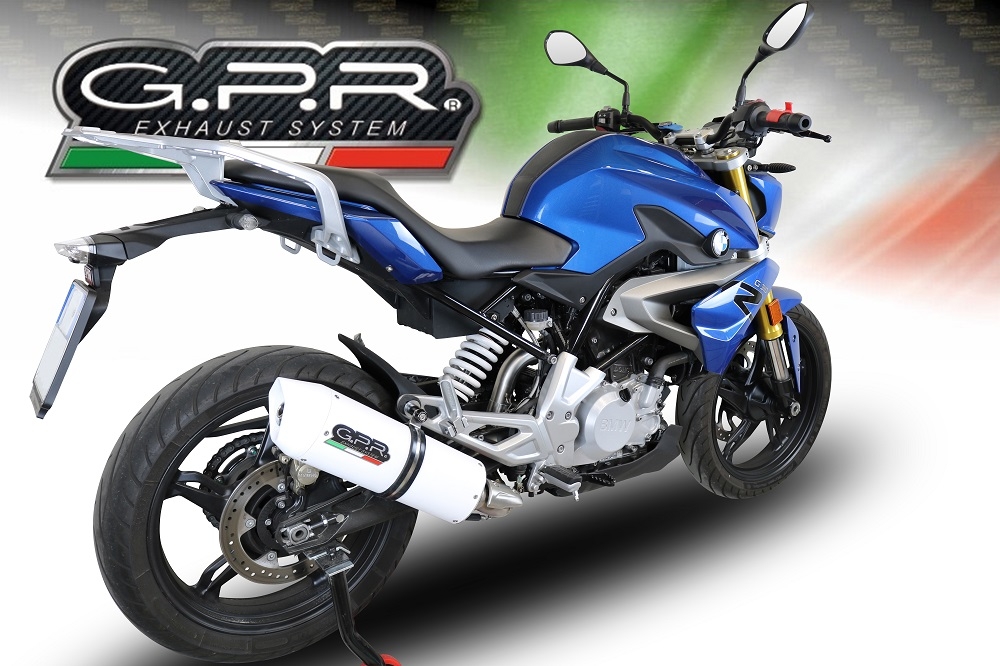 GPR exhaust compatible with  Bmw G310R 2022-2024, Albus Evo4, Full system exhaust, including removable db killer 