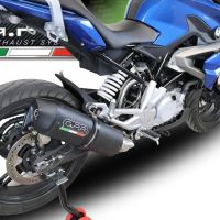 GPR exhaust compatible with  Bmw G310R 2017-2021, Furore Evo4 Nero, Full system exhaust, including removable db killer 