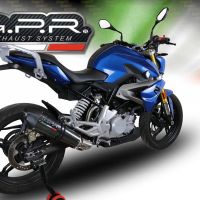 GPR exhaust compatible with  Bmw G310R 2017-2021, Gpe Ann. Poppy, Full system exhaust, including removable db killer 