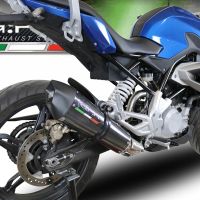 GPR exhaust compatible with  Bmw G310R 2017-2021, Gpe Ann. Poppy, Full system exhaust, including removable db killer 