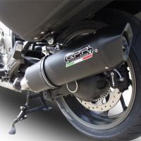 GPR exhaust compatible with  Bmw K1600GT 2017-2021, Furore Evo4 Nero, Dual slip-on including removable db killers and link pipes 