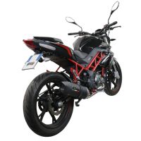 GPR exhaust compatible with  Benelli Bn 125 2021-2024, Furore Evo4 Nero, Full system exhaust, including removable db killer 