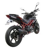 GPR exhaust compatible with  Benelli Bn 125 2018-2020, Furore Evo4 Poppy, Full system exhaust, including removable db killer 