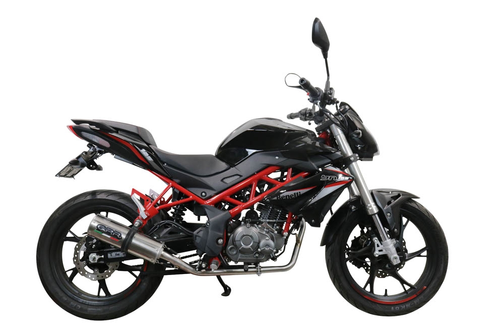 GPR exhaust compatible with  Benelli Bn 125 2018-2020, M3 Inox , Full system exhaust, including removable db killer 