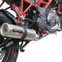 GPR exhaust compatible with  Benelli Bn 125 2018-2020, M3 Inox , Full system exhaust, including removable db killer 