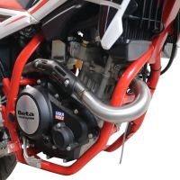 GPR exhaust compatible with  Beta RR 125 4T Motard 2021-2024, Decatalizzatore, Decat pipe 