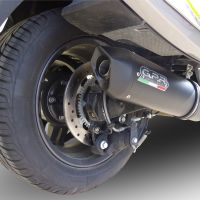 GPR exhaust compatible with  Can Am Spyder Rs 1000 2008-2012, Furore Nero, Slip-on exhaust including removable db killer and link pipe 