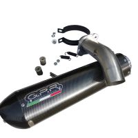 GPR exhaust compatible with  Can Am Spyder 1000 St - Sts 2013-2016, Gpe Ann. Poppy, Slip-on exhaust including removable db killer and link pipe 