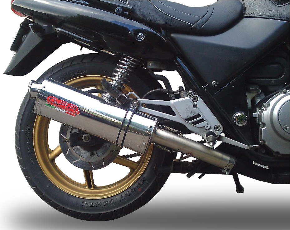 GPR exhaust compatible with  Honda CB500 CB500S 1993-2005, Trioval, Slip-on exhaust including removable db killer and link pipe 