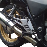 GPR exhaust compatible with  Honda CB500 CB500S 1993-2005, Trioval, Slip-on exhaust including removable db killer and link pipe 