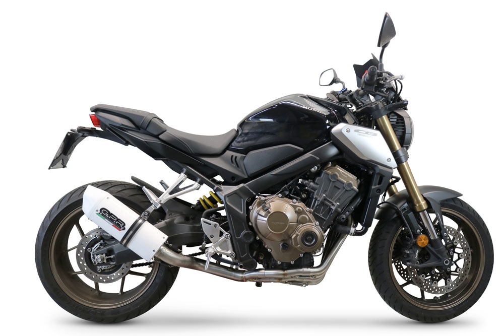 GPR exhaust compatible with  Honda CB650F 2017-2018, Albus Evo4, Full system exhaust, including removable db killer 