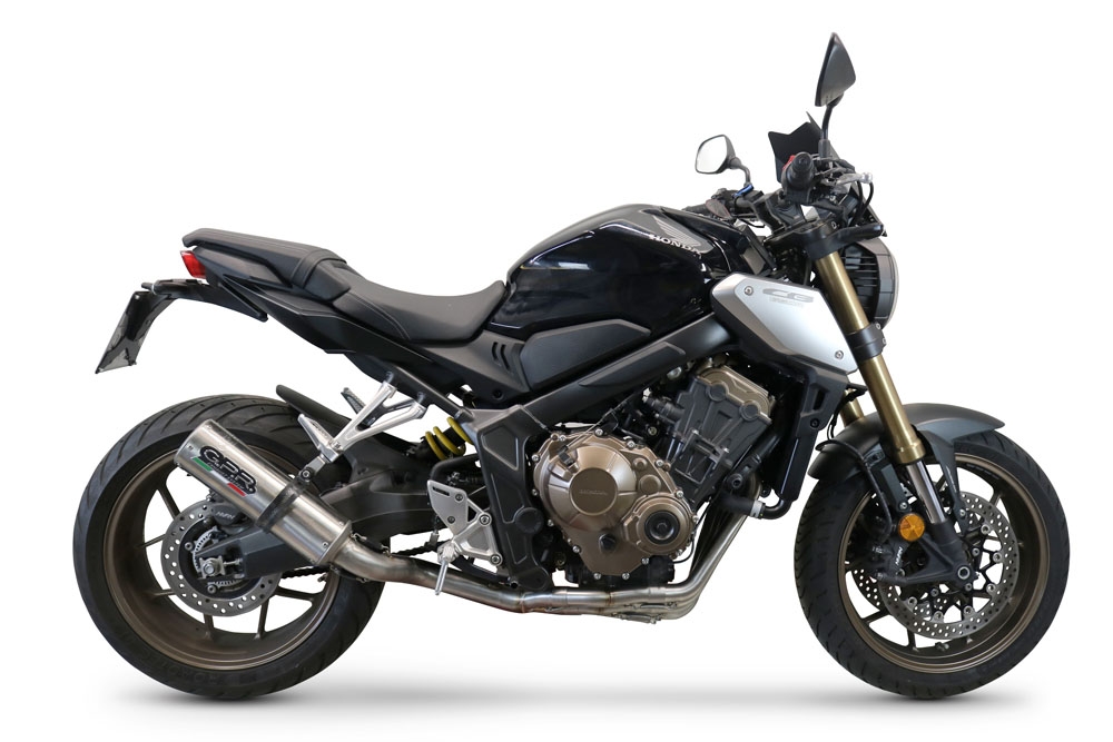 GPR exhaust compatible with  Honda CB650R 2019-2020, M3 Inox , Full system exhaust, including removable db killer 