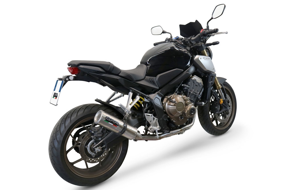 GPR exhaust compatible with  Honda CBR650R 2021-2023, M3 Inox , Full system exhaust, including removable db killer 