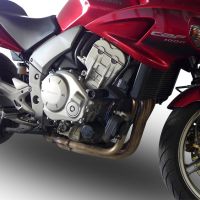 GPR exhaust compatible with  Honda CBF1000 CBF1000ST 2006-2009, Furore Nero, Dual slip-on including removable db killers and link pipes 