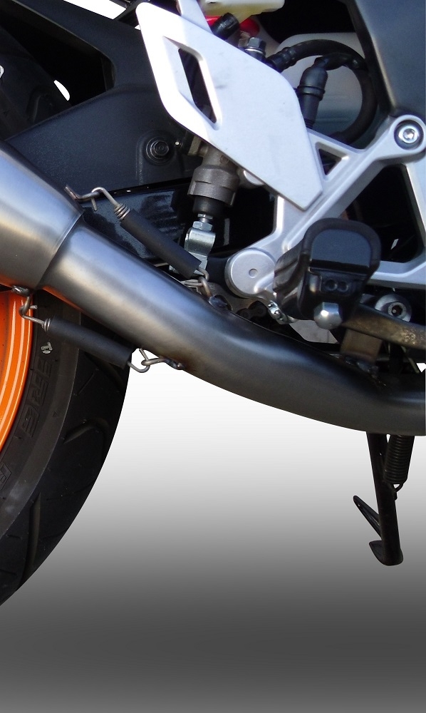 GPR exhaust compatible with  Honda CBR125R 2011-2016, M3 Inox , Full system exhaust, including removable db killer 