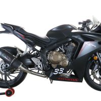 GPR exhaust compatible with  Honda CBR650F 2017-2018, Gpe Ann. Poppy, Full system exhaust, including removable db killer 