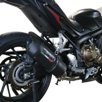 GPR exhaust compatible with  Honda CBR650F 2017-2018, Gpe Ann. Poppy, Full system exhaust, including removable db killer 